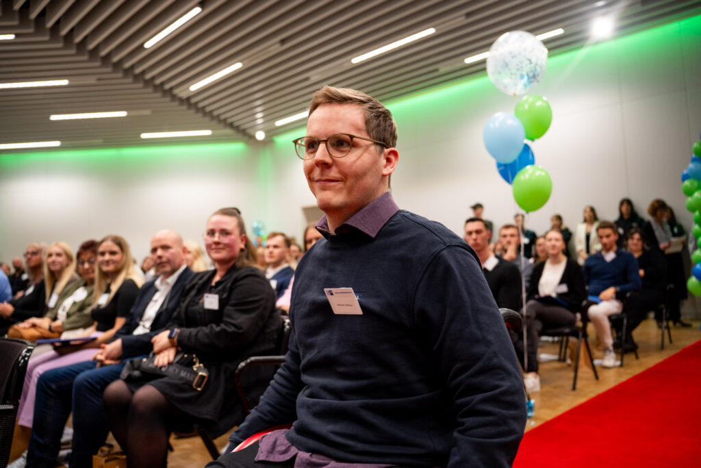 Johannes Velthaus bei der Bestenehrung der S-IHK Hagen.