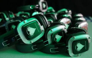 Kopfhörer der Silent-Disco