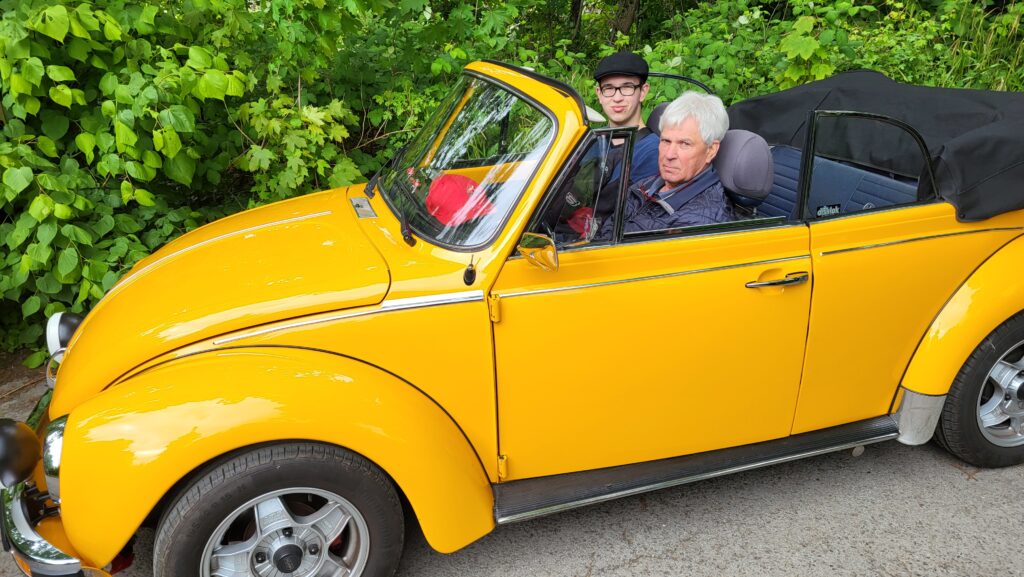 Erich Bühren und sein Copilot Jean-Louis Wünschel im Isabella Cabrio von 1959.